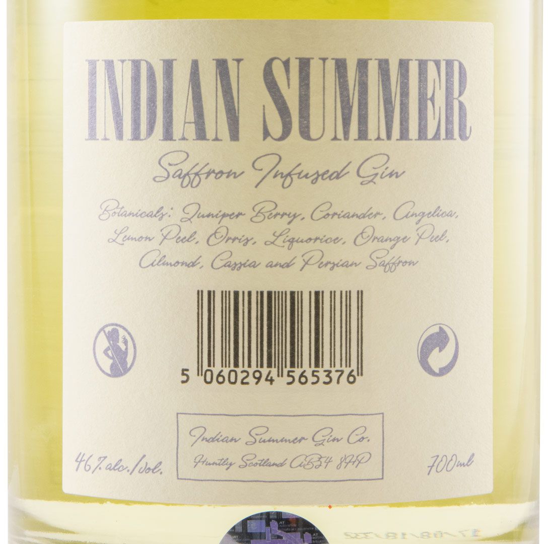 Gin Indian Summer Saffron Infused