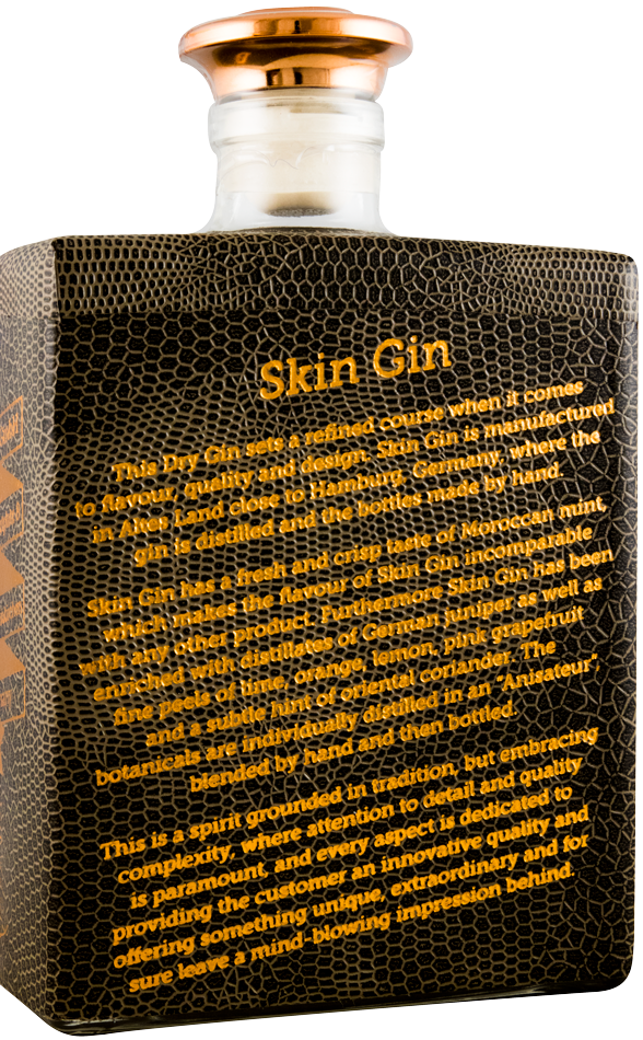 Gin Skin Handcrafted Reptile Brown 50cl