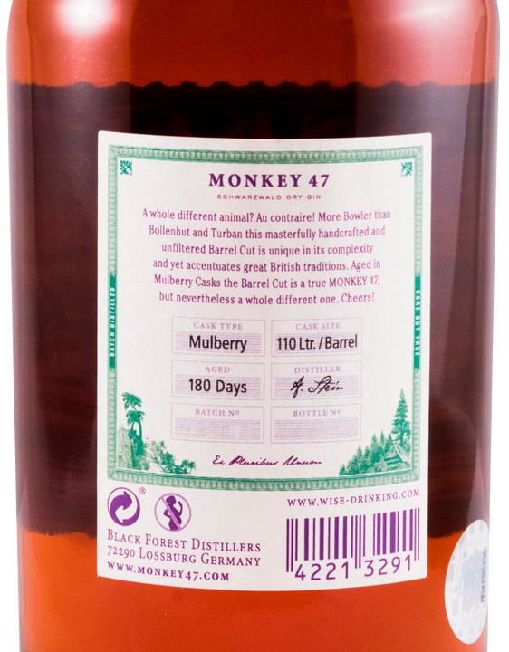 Gin Monkey 47 Barrel Cut