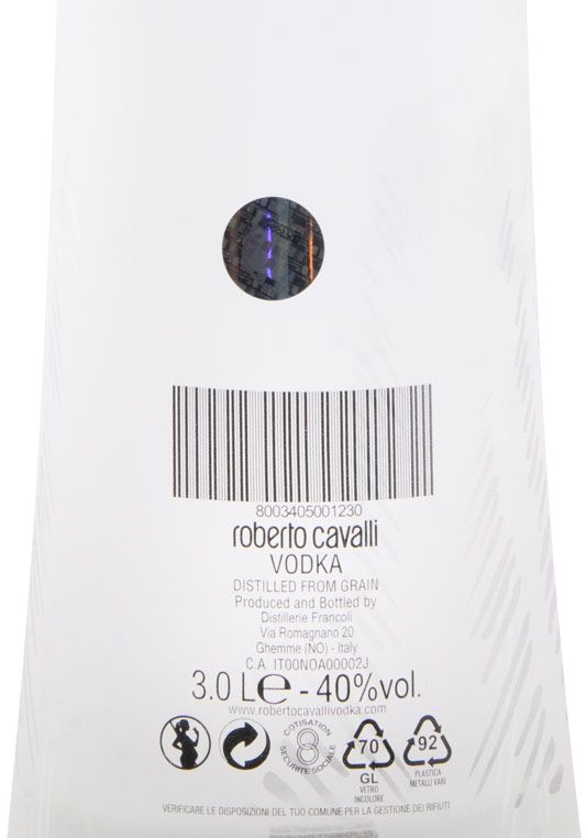 Vodka Roberto Cavalli 3L