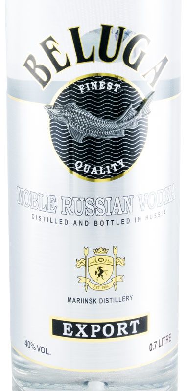 Vodka Beluga Noble Russian c/Copo