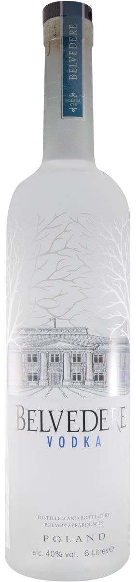 Belvedere Vodka 6,0L (40% Vol.) + Eclairage LED - Belvedere - Vodka