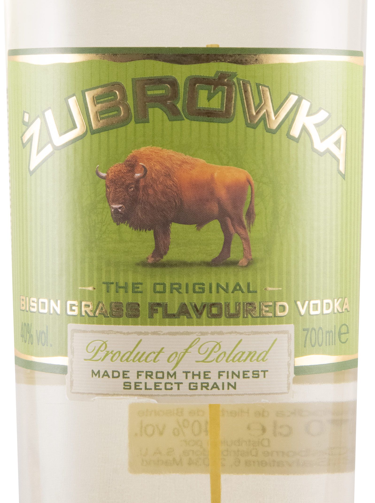 Vodka Żubrówka Bison Grass 40%