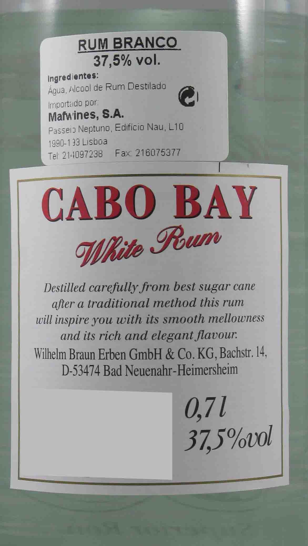 Rum Cabo Bay White