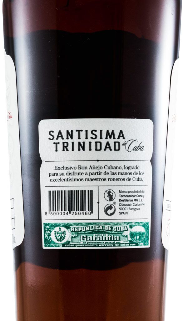 Rum Santisima Trinidad 15 years
