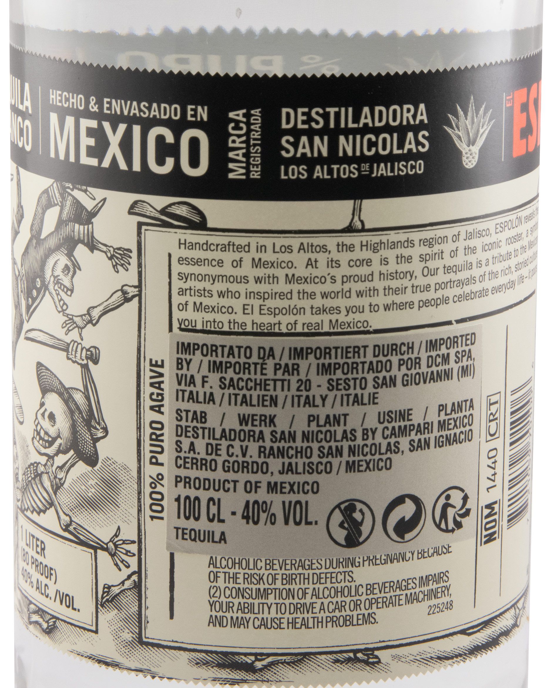 Tequila Espolòn Blanco 1L