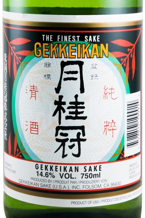 Saquê Gekkeikan Tradicional 750ml