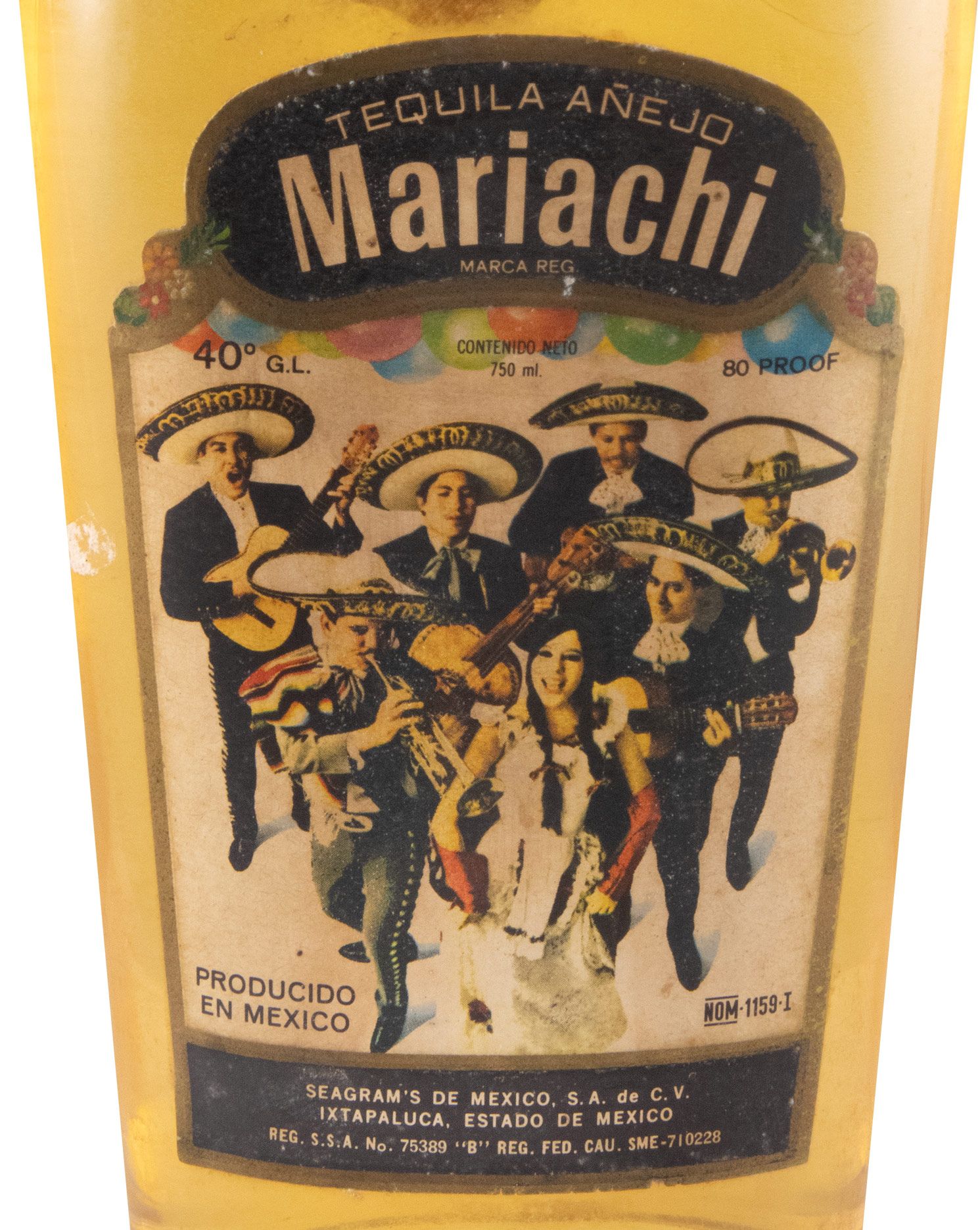 Tequila Mariachi Añejo (garrafa antiga) 75cl