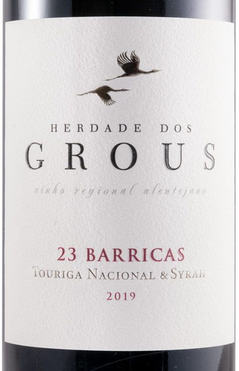 2019 Herdade dos Grous 23 Barricas red