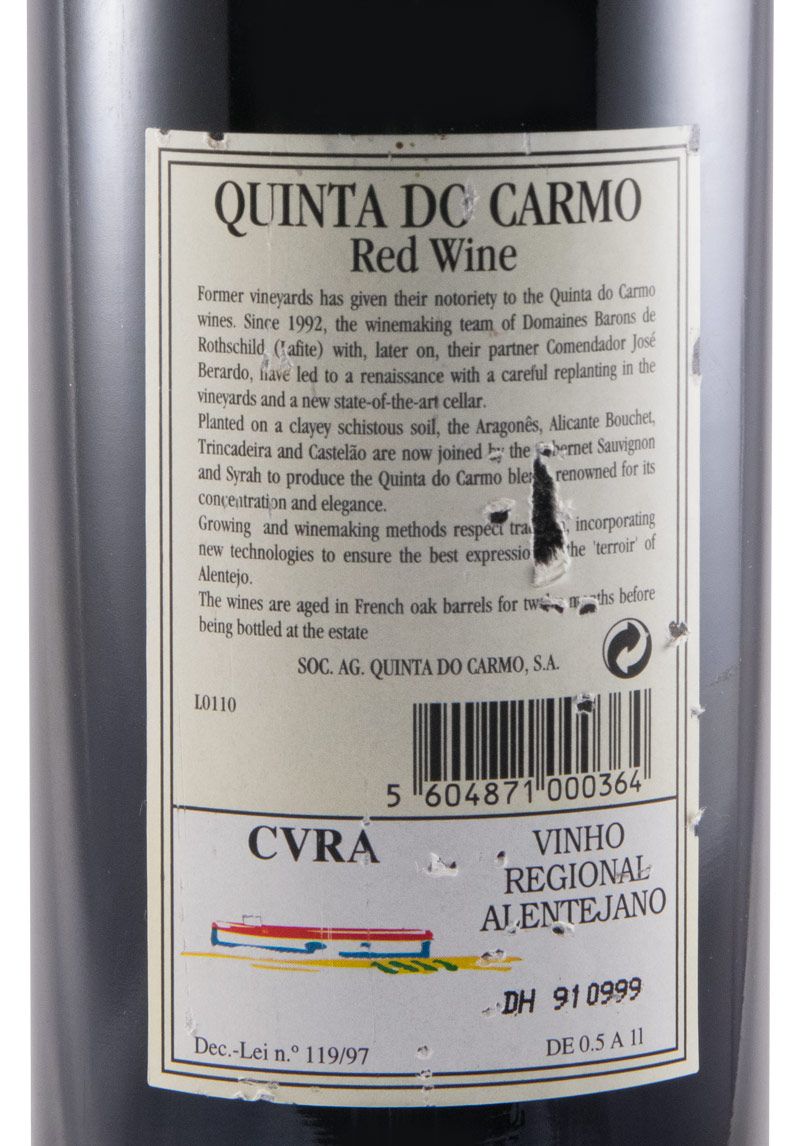 2001 Quinta do Carmo red