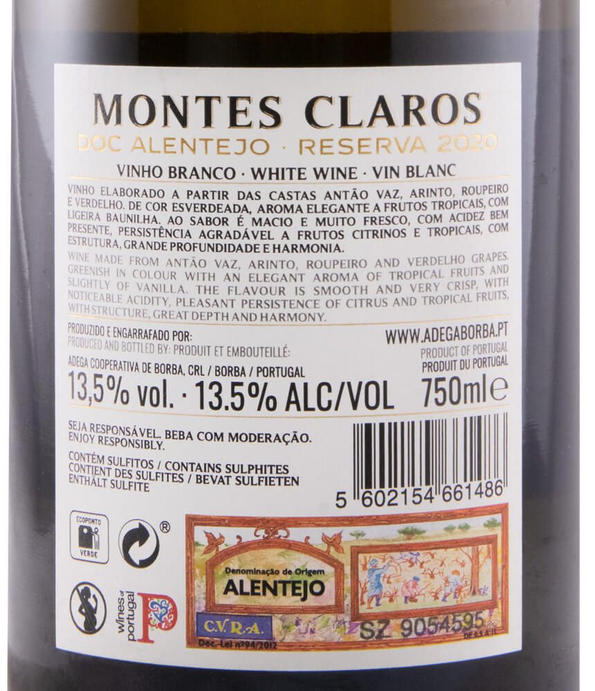 2020 Montes Claros Reserva white