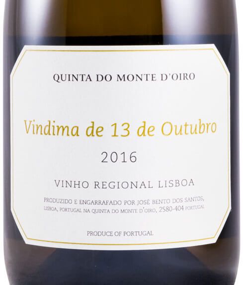 2016 Quinta do Monte d'Oiro Vindima de 13 de Outubro white