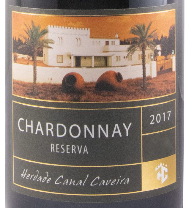 2017 Herdade Canal Caveira Chardonnay Reserva white