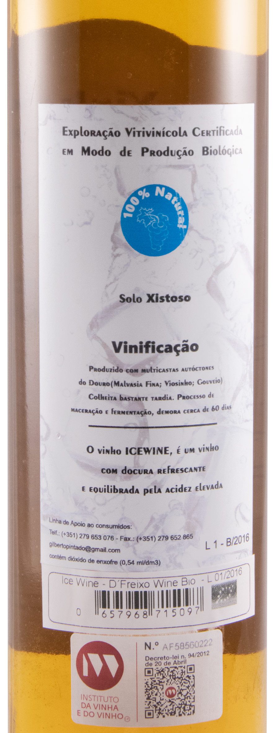D'Freixo Wine Ice Wine Elite biológico branco 50cl