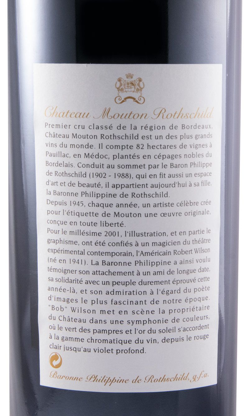 2001 Château Mouton Rothschild Pauillac tinto