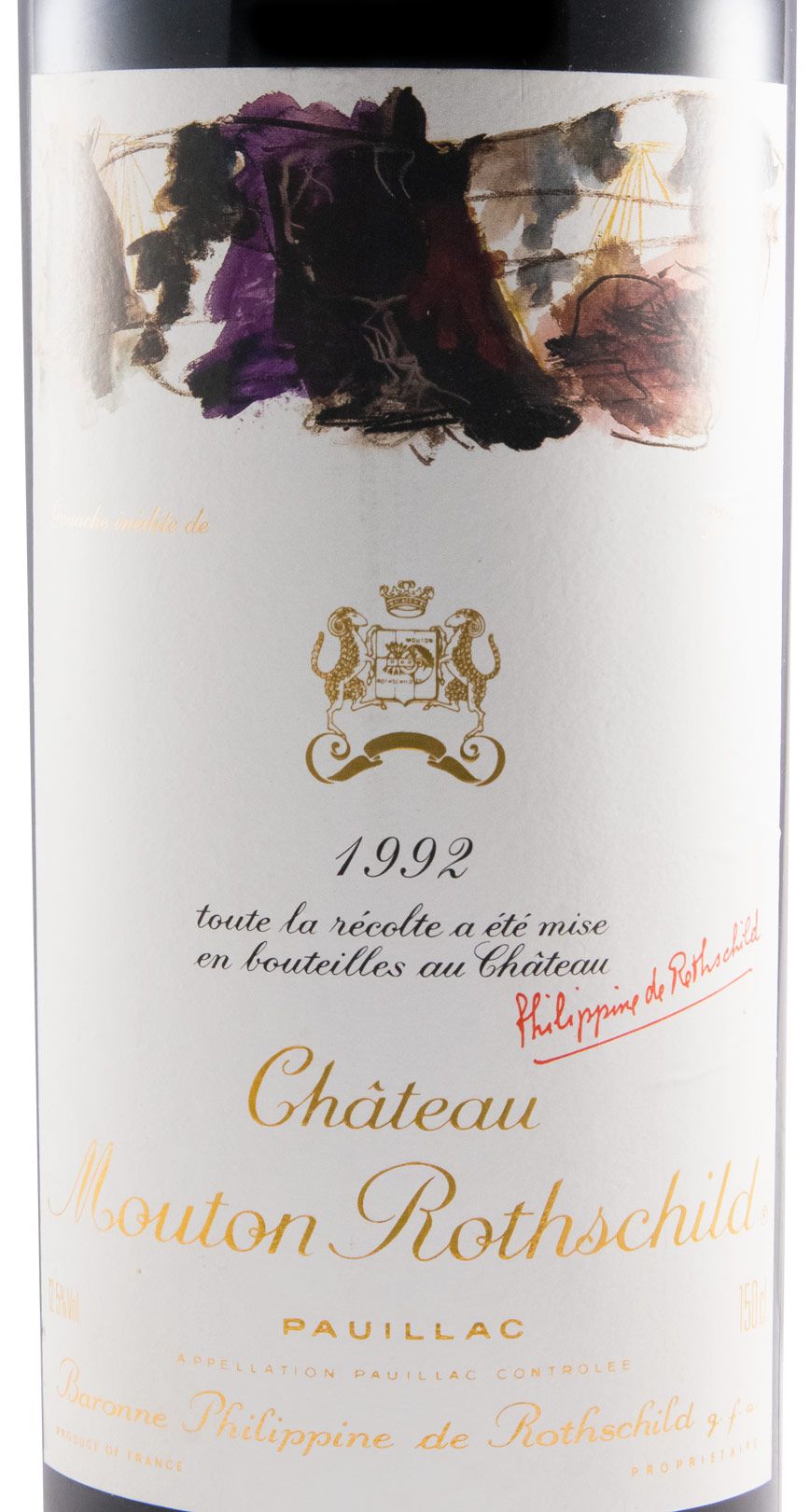 1992 Château Mouton Rothschild Pauillac tinto 1,5L