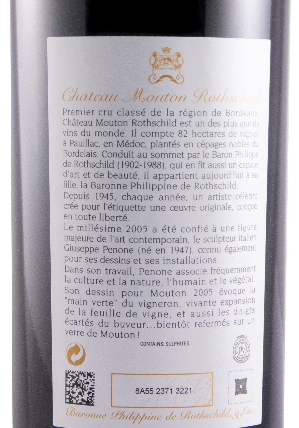 2005 Château Mouton Rothschild Pauillac tinto