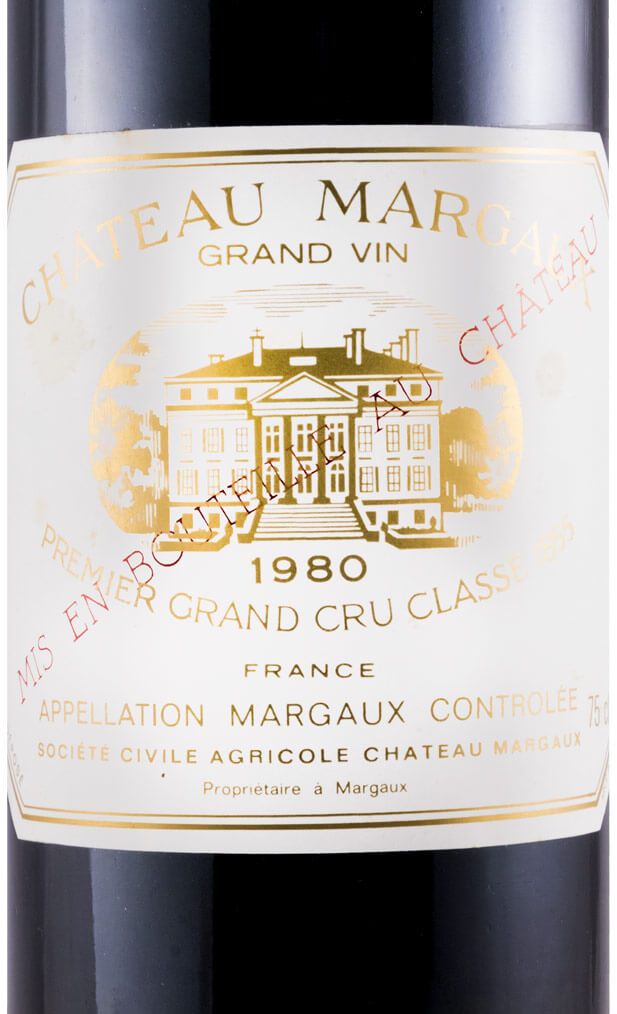 シャトー・マルゴー 1980 赤ワイン CHATEAU MARGAUX シャトー・マルゴー 1980 赤ワイン CHATEAU MARGAUX シャトー