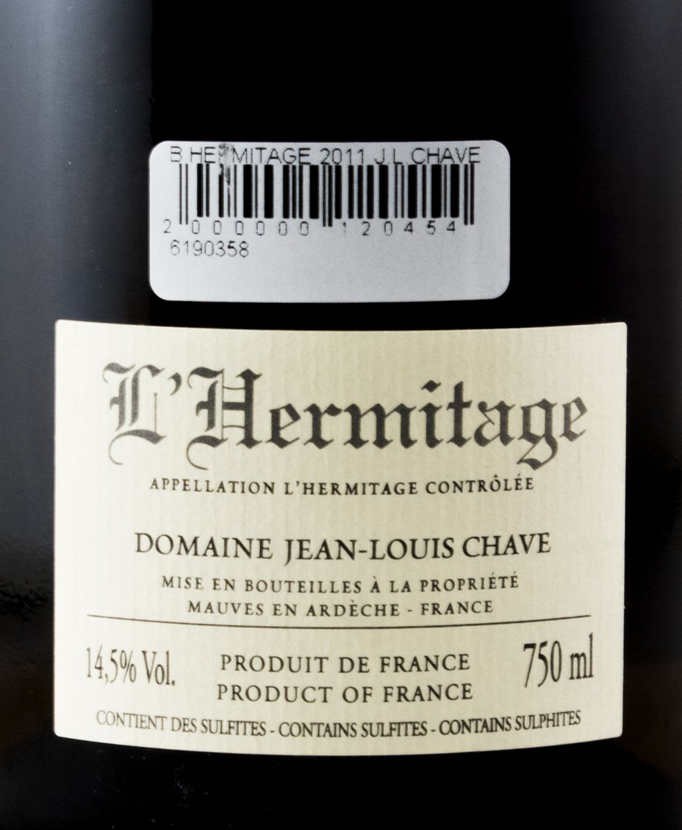 〈1987〉エルミタージュ   J.L.シャーヴ 1987年ワイン |Hermitage Blanc / Jean-Louis Chave