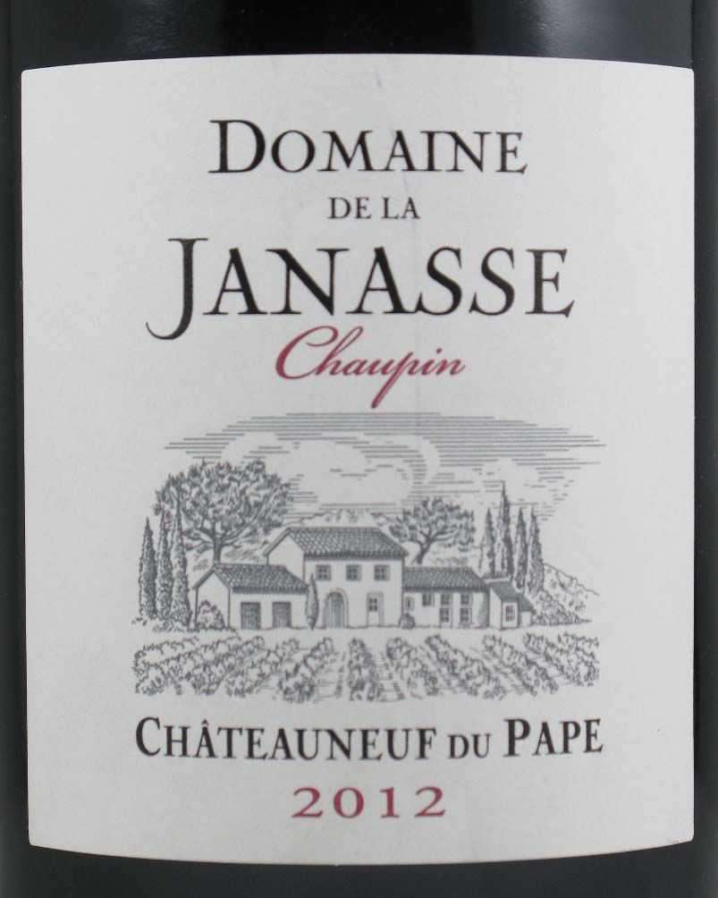 2012 Domaine De La Janasse Chateauneuf Du Pape Chaupin tinto
