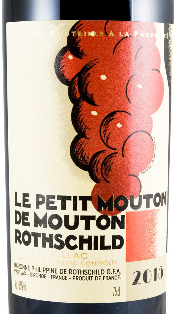 2015 Le Petit Mouton de Mouton Rothschild Pauillac tinto 2015 Le Petit Mouton de Mouton Rothschild Pauillac tinto