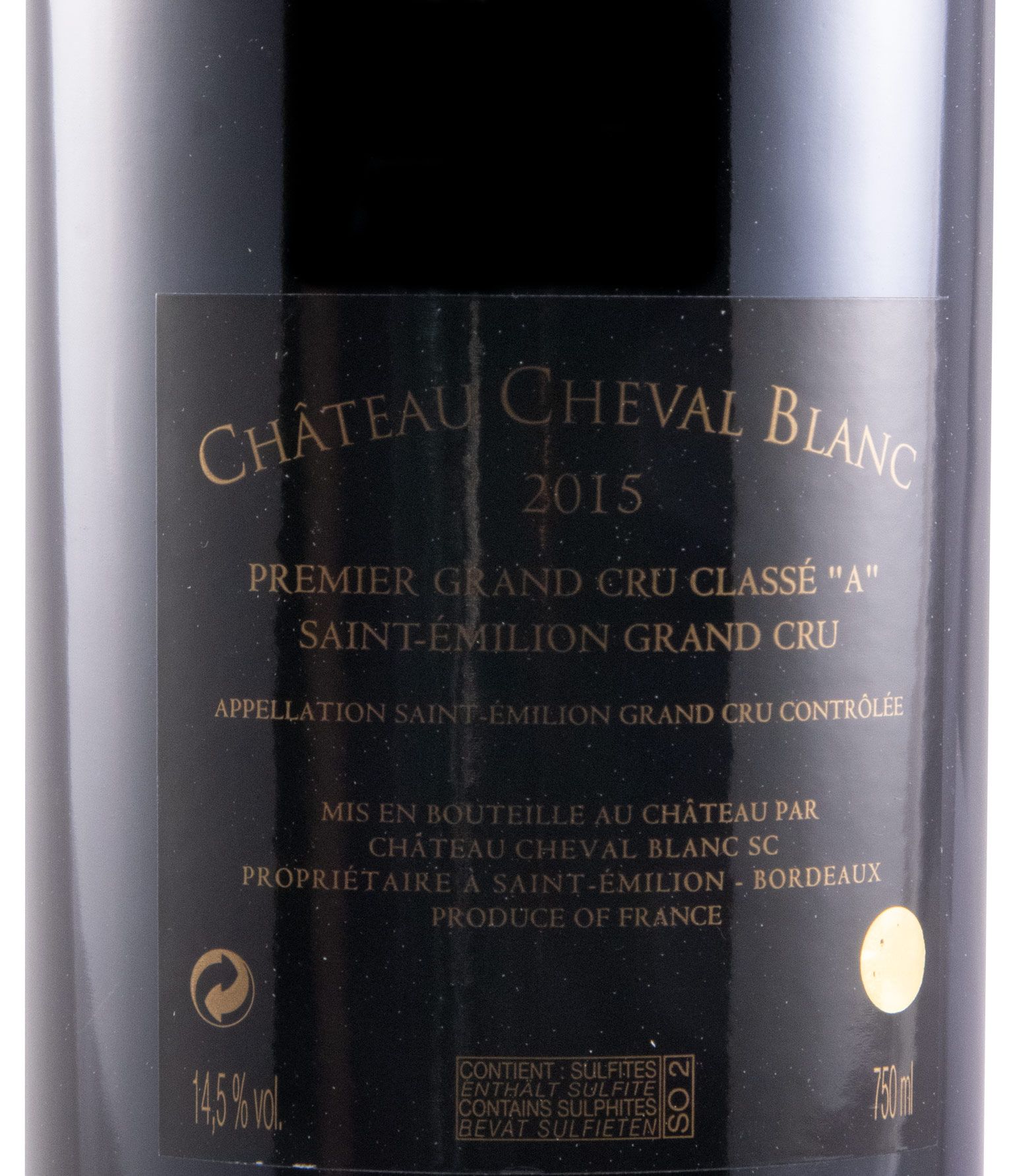 2015 Château Cheval Blanc Saint-Émilion tinto