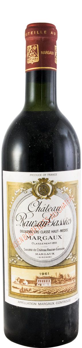 1961 Château Rauzan-Gassies Margaux tinto