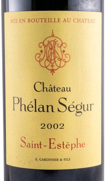 2002 Château Phélan Ségur Saint-Estèphe red