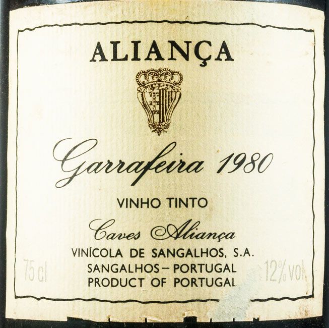 1980 Aliança Garrafeira красное