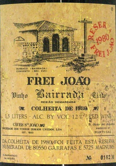 1980 Frei João Reserva tinto 1,5L