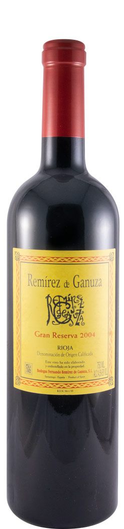 2004 Remírez de Ganuza Gran Reserva Rioja red