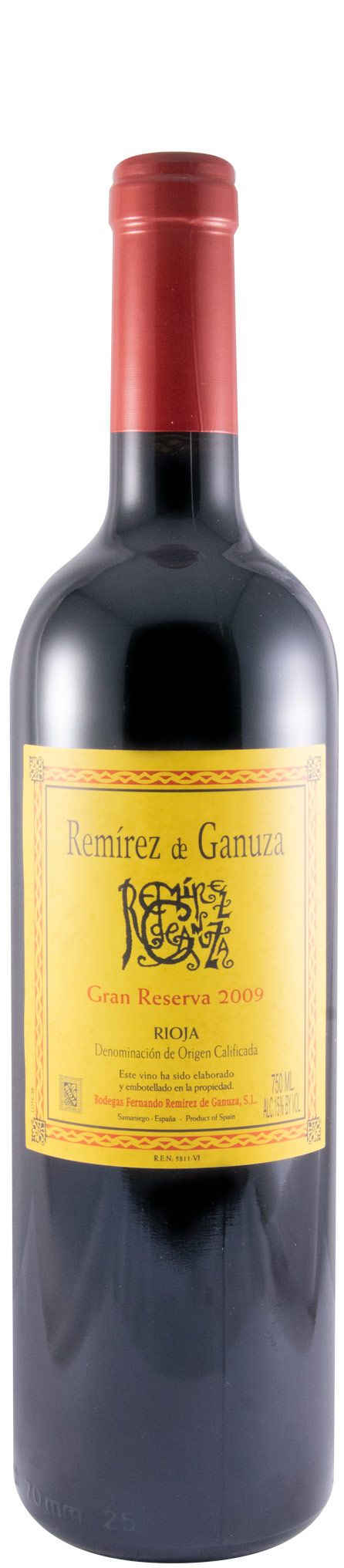 2009 Remírez de Ganuza Gran Reserva Rioja red