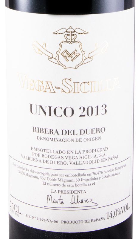 2013 Vega-Sicilia Unico Ribera del Duero tinto