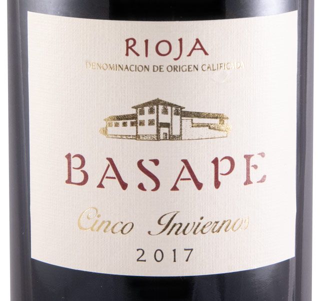 2017 Basape Cinco Inviernos Crianza Rioja red