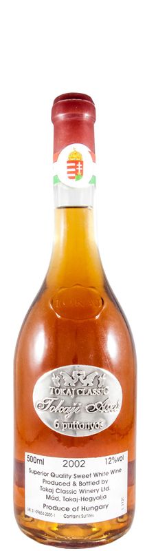 2002 Tokaji Tokaj Classic Aszú 6 Puttonyos branco 50cl