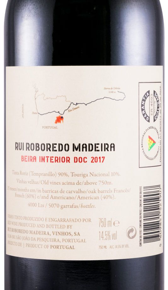 2017 Rui Roboredo Madeira Beira Interior tinto