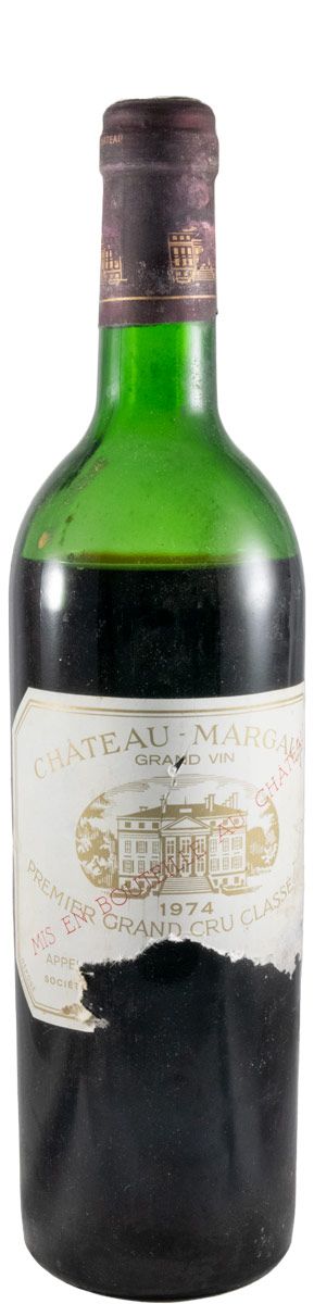 1974 Château Margaux tinto (rótulo danificado)