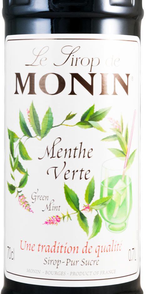 Syrup Menthe Verte Monin Green Mint