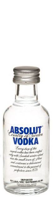 Miniature Vodka Absolut