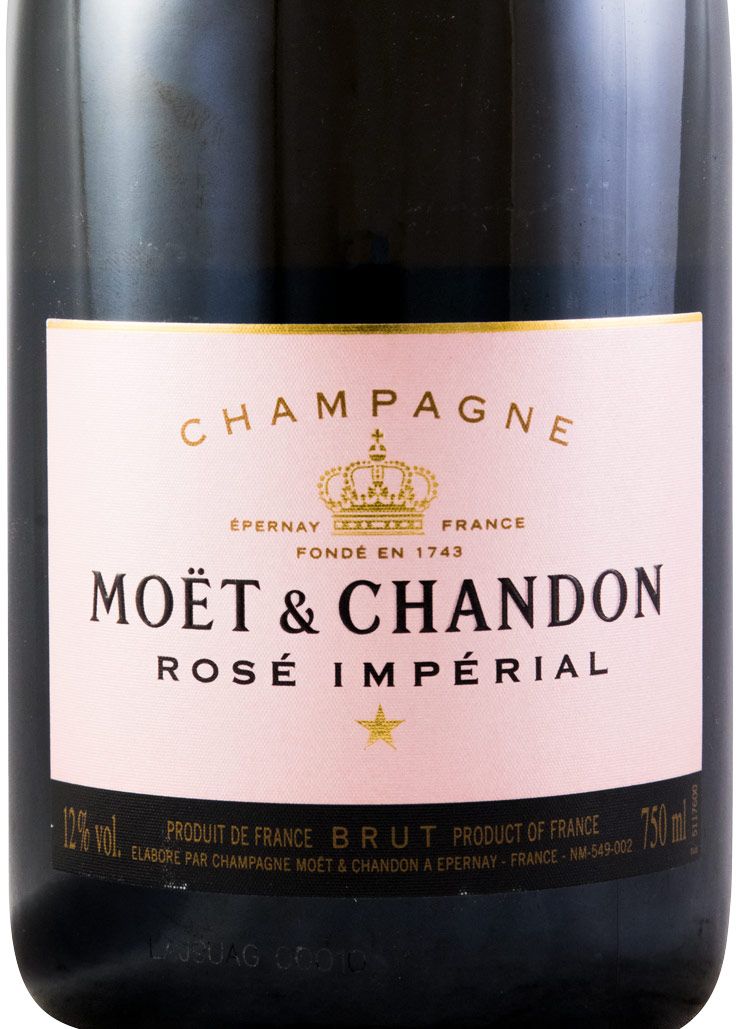 Champagne Moët & Chandon Impérial Bruto rosé Champagne Moët & Chandon Impérial Bruto rosé
