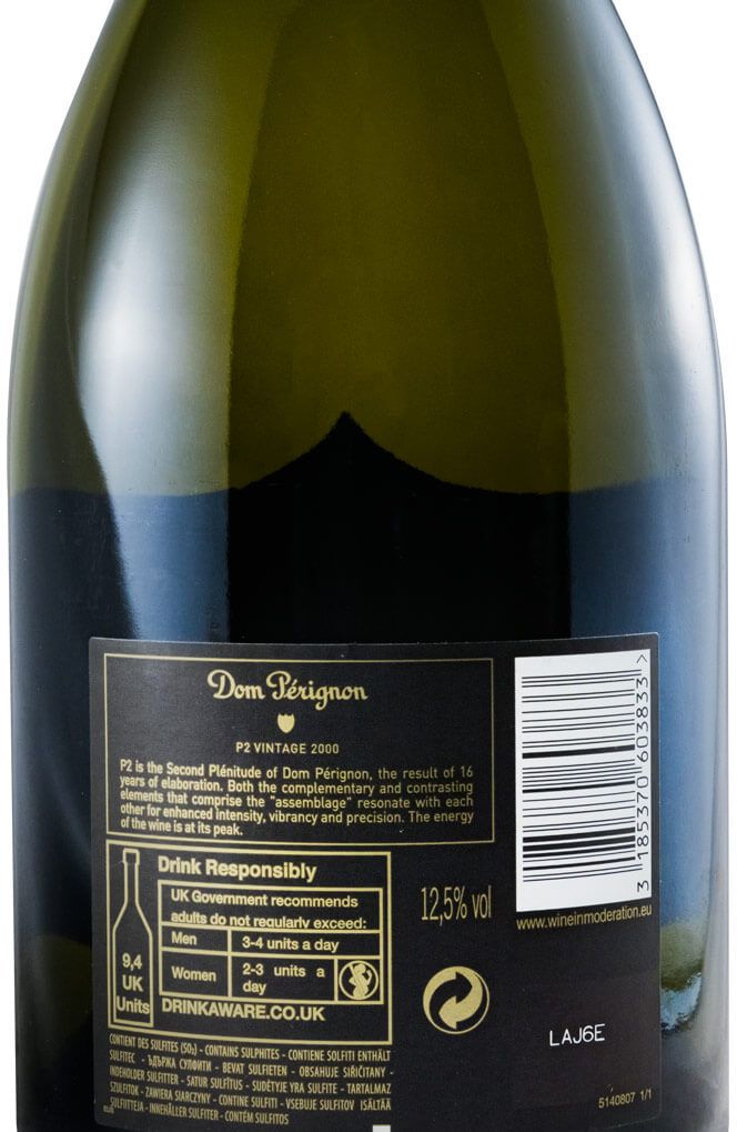 2000 Champagne Dom Pérignon P2 Bruto