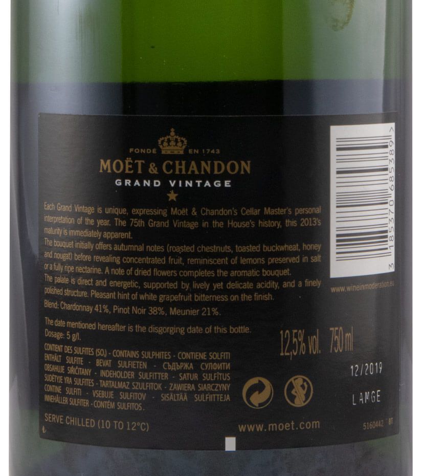 Moet et Chandon Grand Vintage Champagne 2013