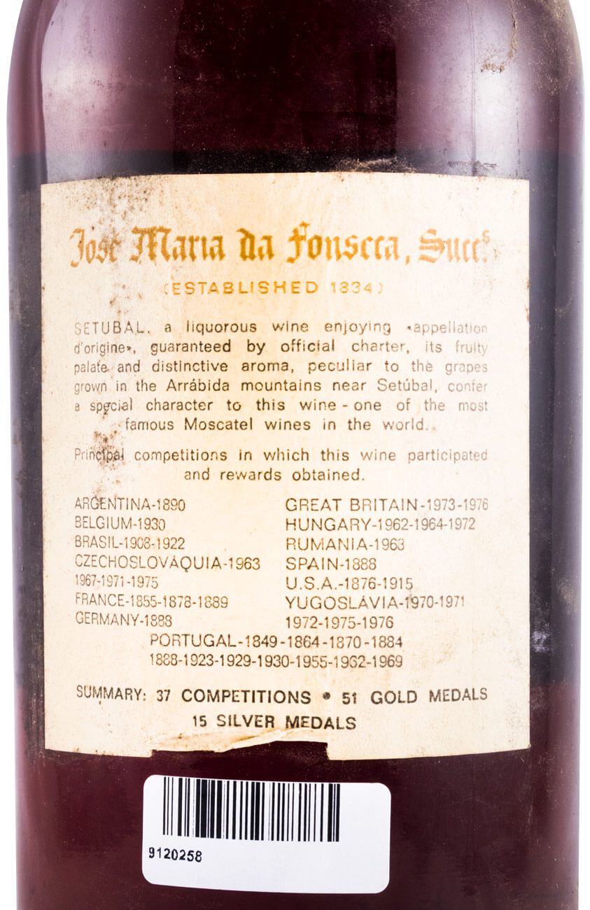 Moscatel de Setúbal José Maria da Fonseca 25 years (bottled in 1973)
