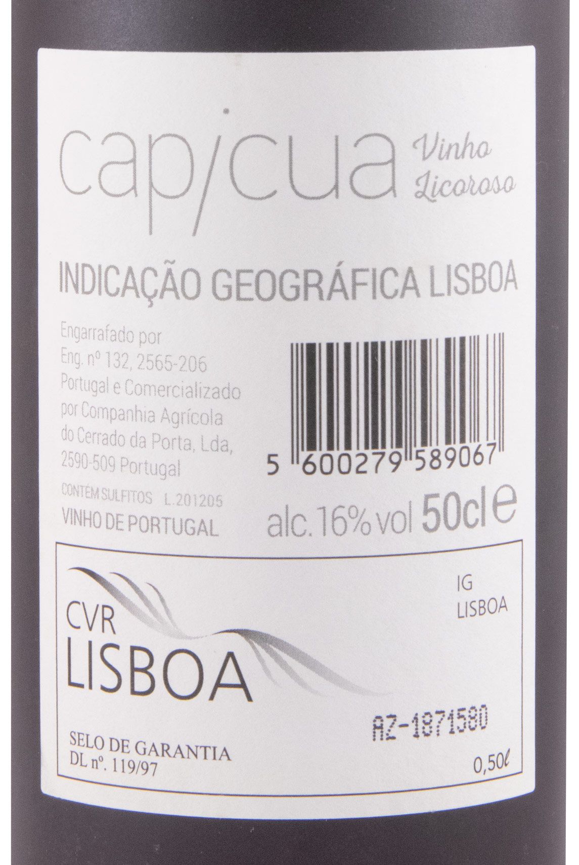 2012 Liqueur Wine Capicua 50cl