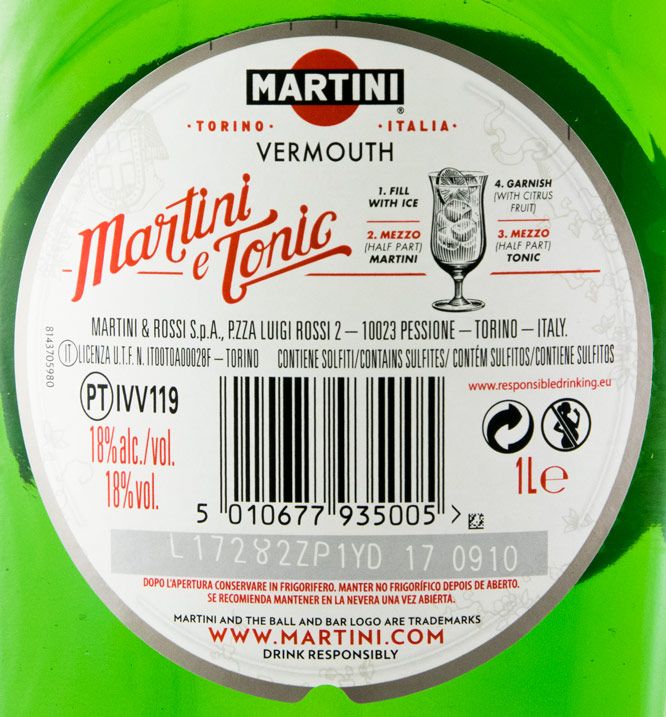 Martini Extra Dry 1L