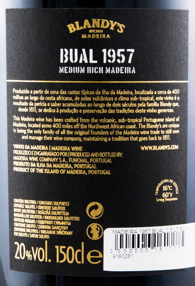 1957 Madeira Blandy's Bual 1,5L