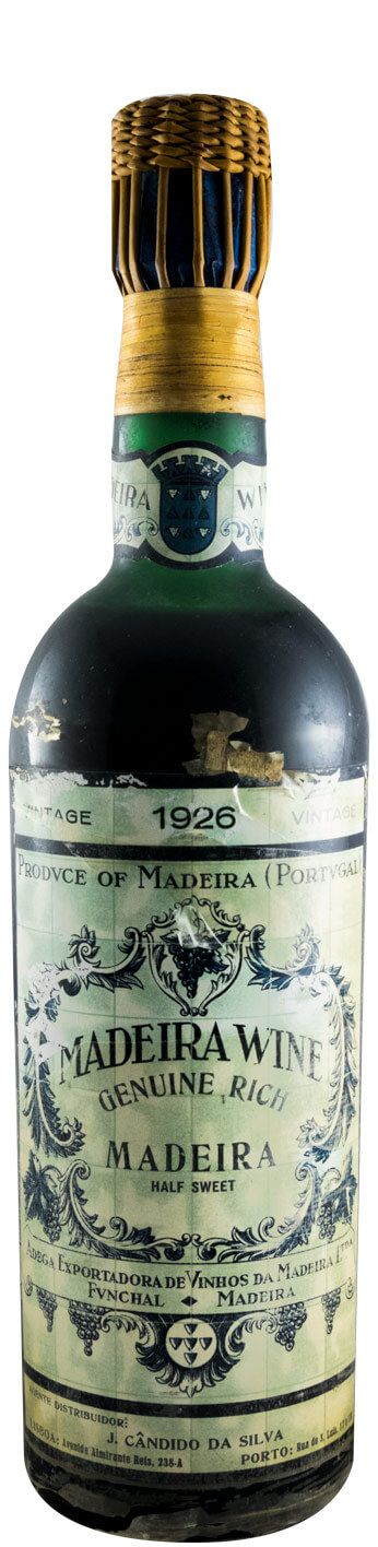 1926 Madeira Adega Exportadora dos Vinhos da Madeira Rich Vintage