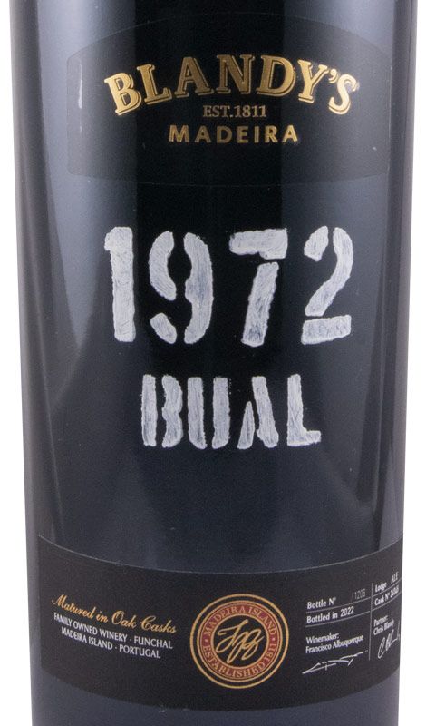 1972 Madeira Blandy's Bual