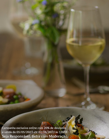 20% desconto Seleção de Vinho Branco