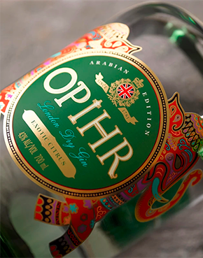 Gin Opihr Arabian Edition - Sabor cítrico acentuado das pimentas Timut